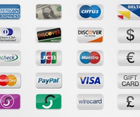 20 Kind Payment Option Icons