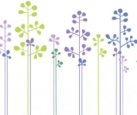 Abstract forst background vector 02