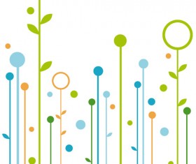 Abstract forst background vector 03