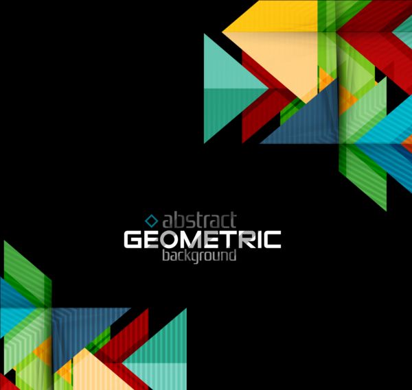 Abstract geometric background modern vector 03