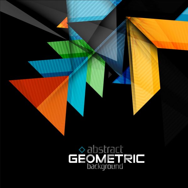 Abstract geometric background modern vector 07