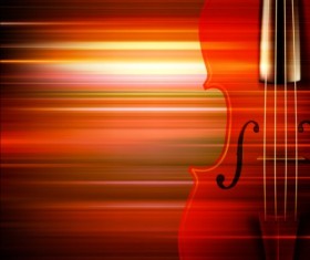 Abstract music background with violin vector