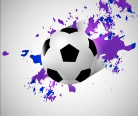 Abstract soccer background design vector 02