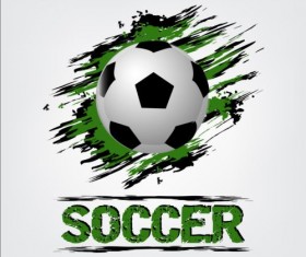 Abstract soccer background design vector 03