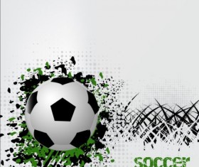 Abstract soccer background design vector 06