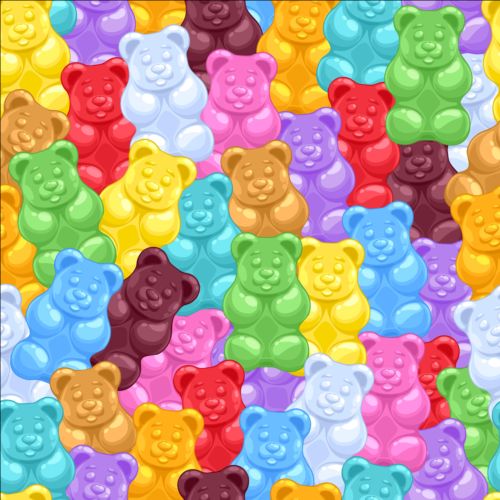 Bear sweet seamless pattern vector