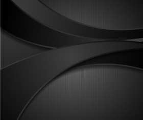 Black abstract art vector background