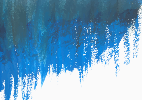 Blue gouache background vector 01