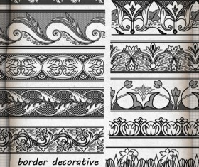 Border decorative brushes