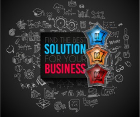 Business Infographic creative design 4284