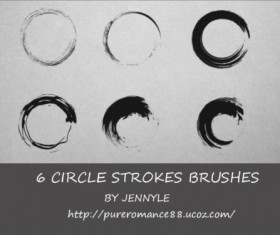 Circle stroke photoshop brushes