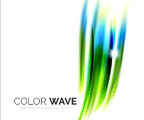 Color light wave effect backgrounds vector 07