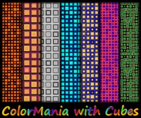 ColorMania with Cubes Photoshop Pattern