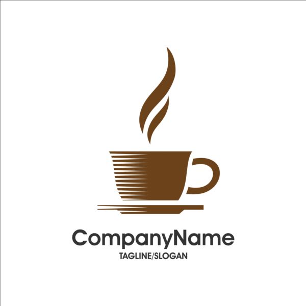 Creative coffee and cafe logos design vector 01