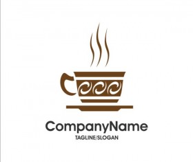 Creative coffee and cafe logos design vector 03