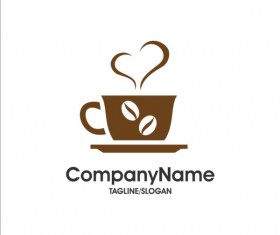 Creative coffee and cafe logos design vector 04