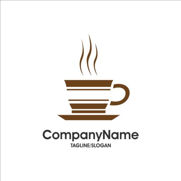 Creative coffee and cafe logos design vector 05