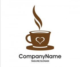 Creative coffee and cafe logos design vector 08