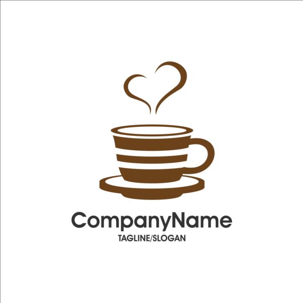 Creative coffee and cafe logos design vector 09
