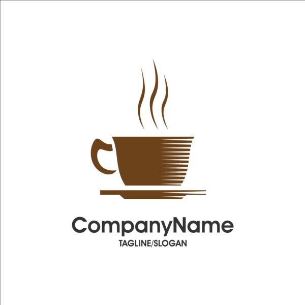 Creative coffee and cafe logos design vector 13