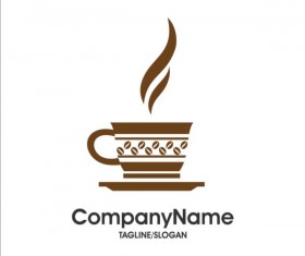 Creative coffee and cafe logos design vector 15