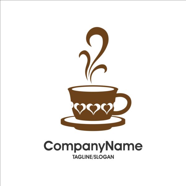 Creative coffee and cafe logos design vector 16
