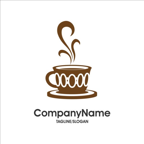 Creative coffee and cafe logos design vector 17