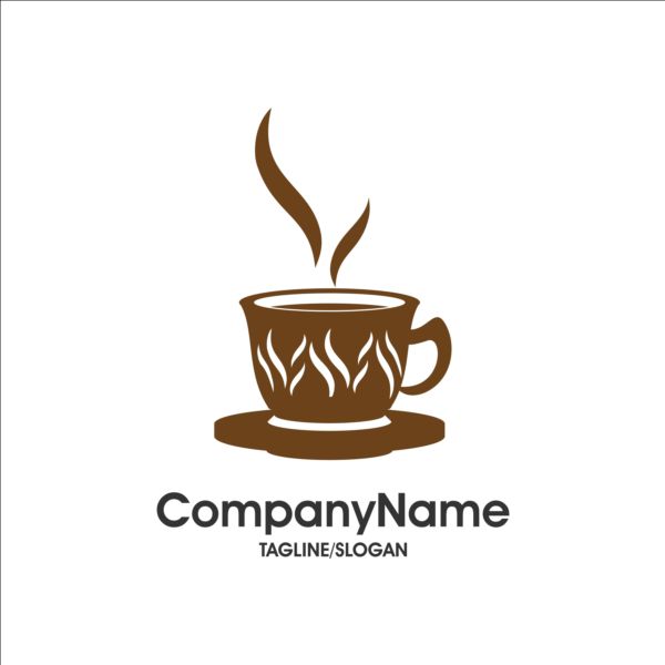 Creative coffee and cafe logos design vector 18