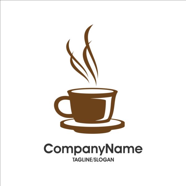 Creative coffee and cafe logos design vector 19