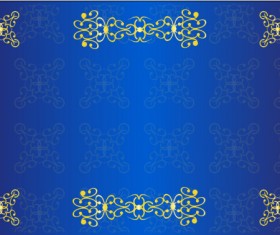 Decor floral card template vector 04