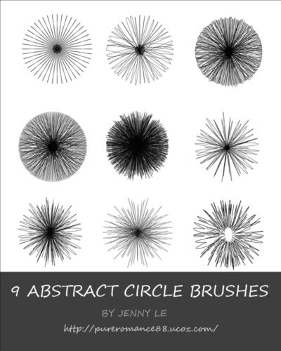 Different circles brushes
