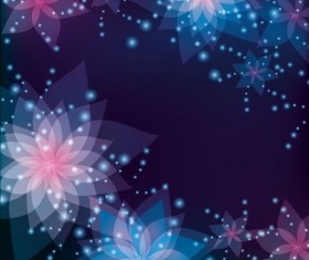Dream decorative floral backgrounds vector 01