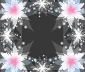 Dream decorative floral backgrounds vector 03