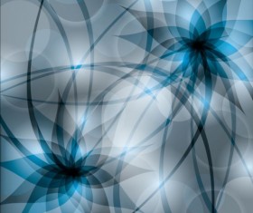 Dream decorative floral backgrounds vector 07