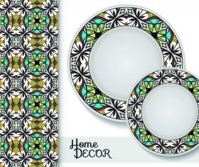 Ethnic decorative pattern background art vector 09