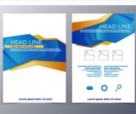 Fashion company flyer and brochure cover 05