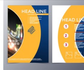 Fashion company flyer and brochure cover 06