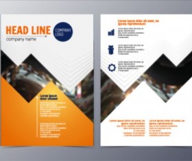 Fashion company flyer and brochure cover 07