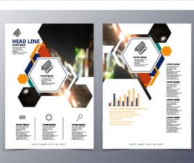 Fashion company flyer and brochure cover 08