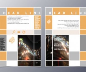 Fashion company flyer and brochure cover 09