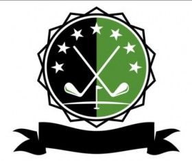 Golf club labels creative vector 04