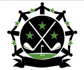 Golf club labels creative vector 09