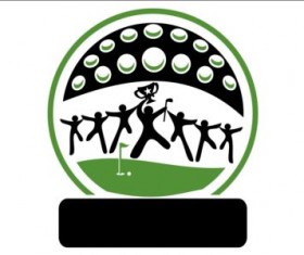 Golf club labels creative vector 10