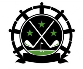 Golf club labels creative vector 11