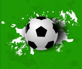 Green styles soccer background vector 03