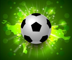 Green styles soccer background vector 04