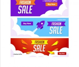 Hot sale discount banner vector 01