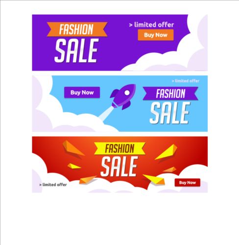 Hot sale discount banner vector 01