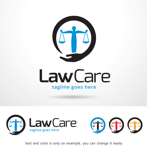 Law Care logo vector