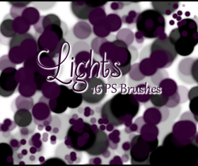 Lights dots Photoshop brushes